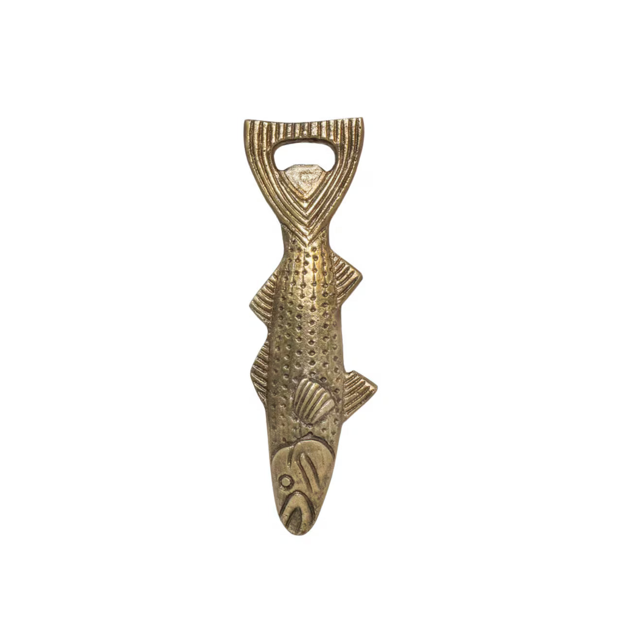 Bottle Opener Fish – Antique Brass