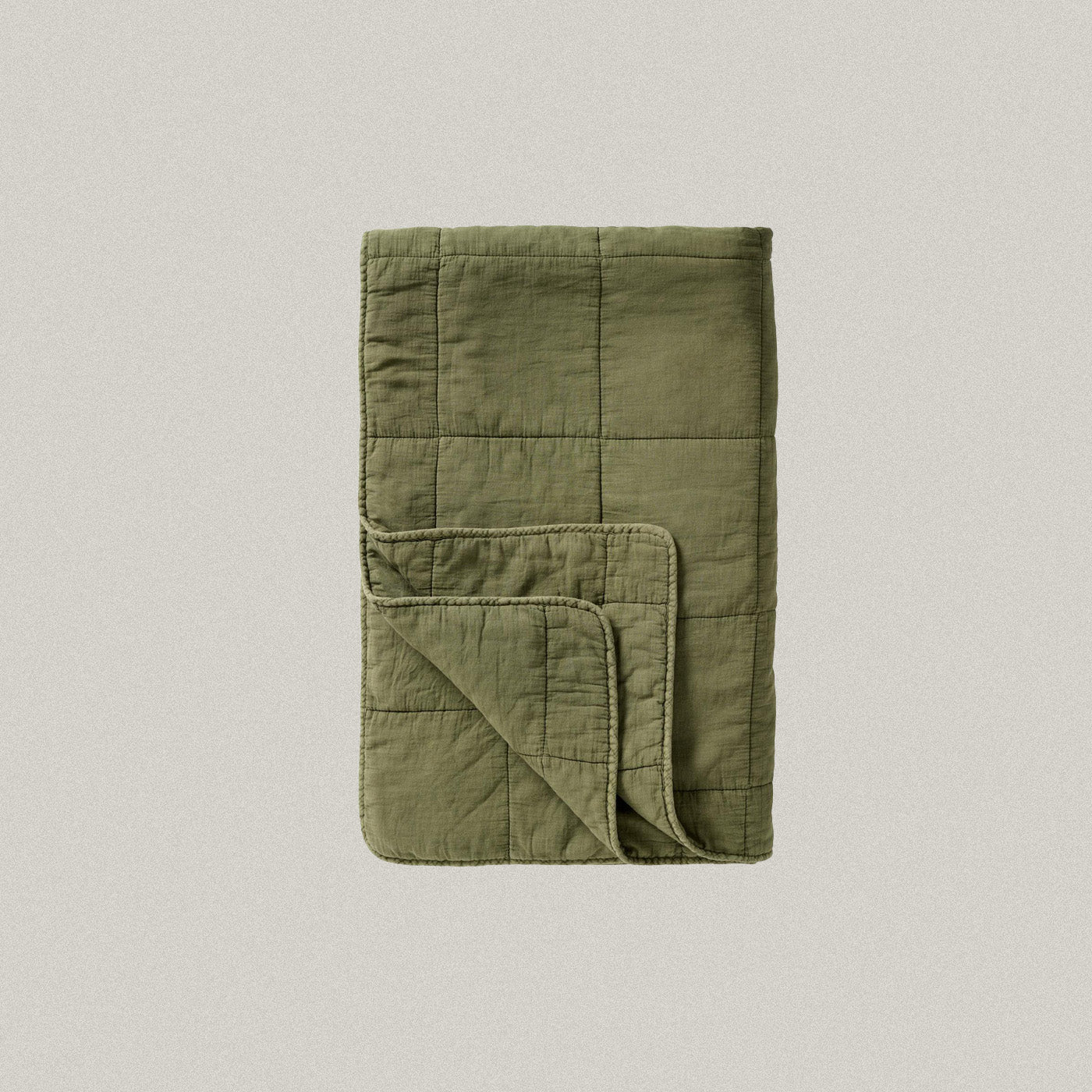 Vintage quilt olive