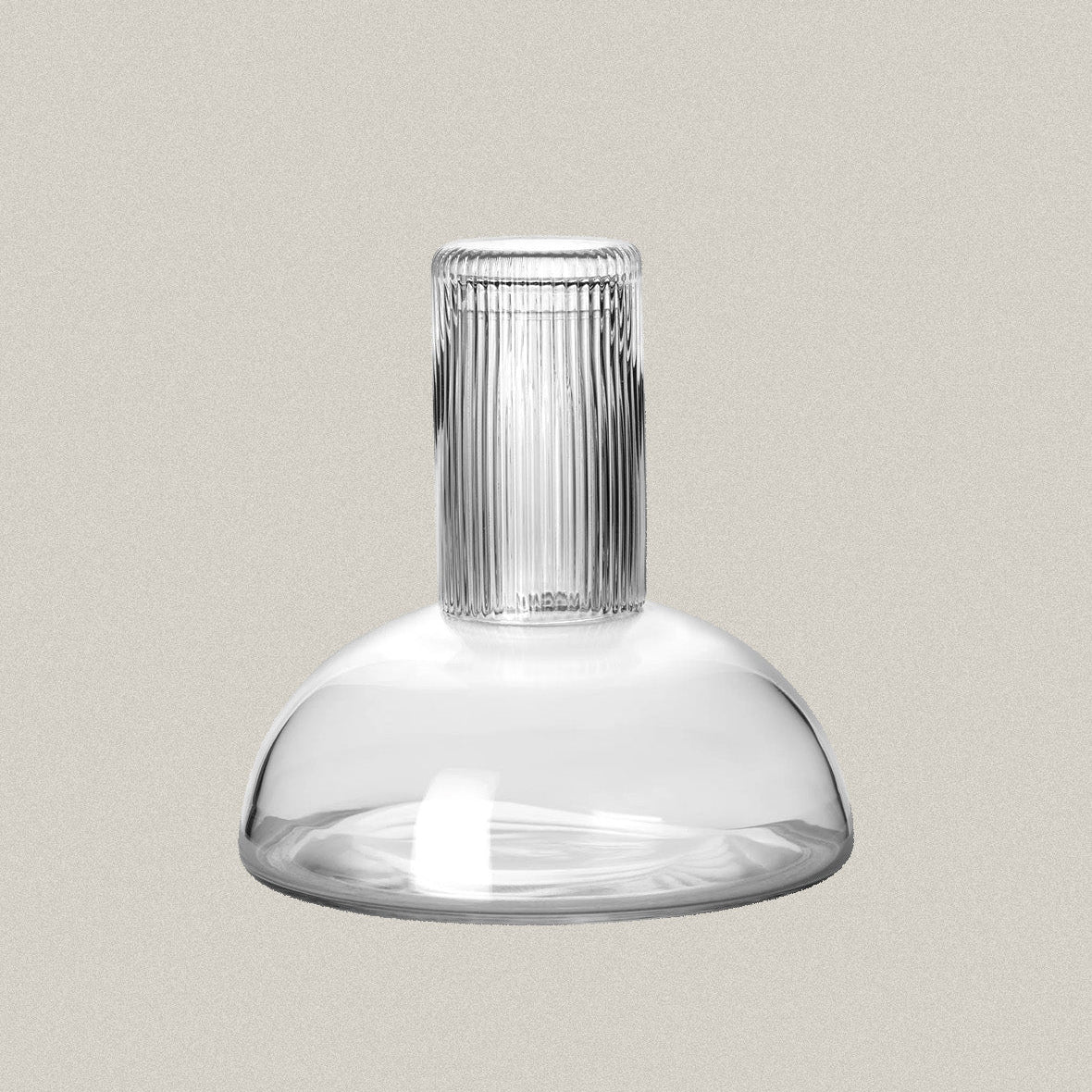 Carafe with drinking glass, clear